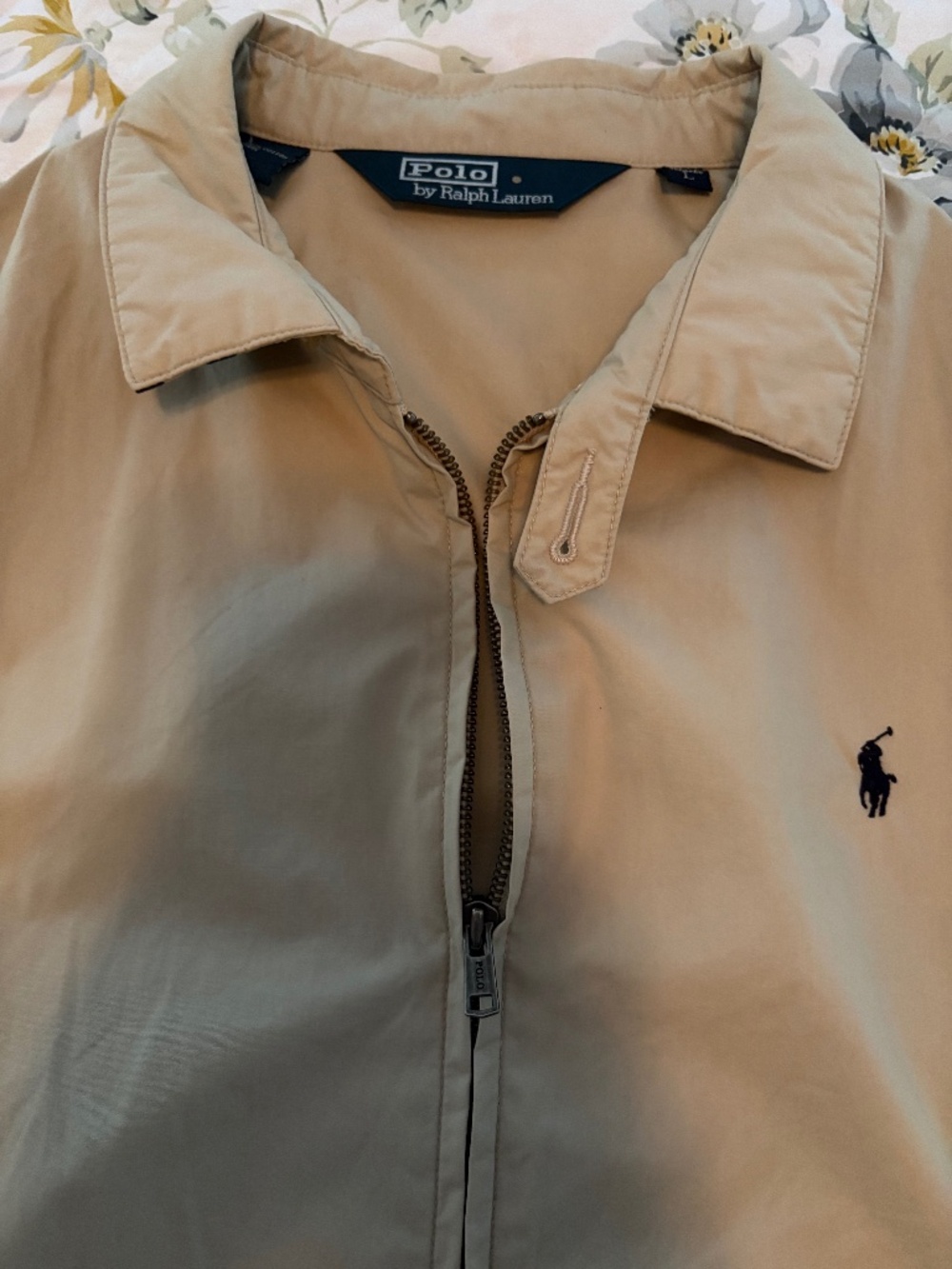 Polo Ralph Lauren Mens Vintage Harrington Jacket Size LARGE
